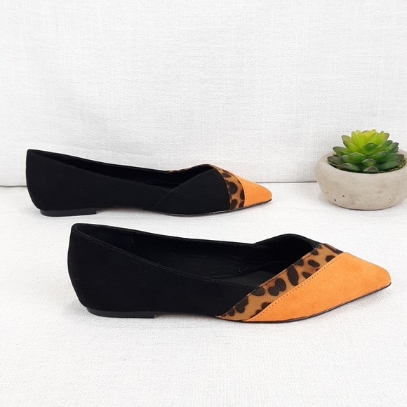 ASOS VIBRANT POINTED BALLET FLATS - Picture 16 of 16